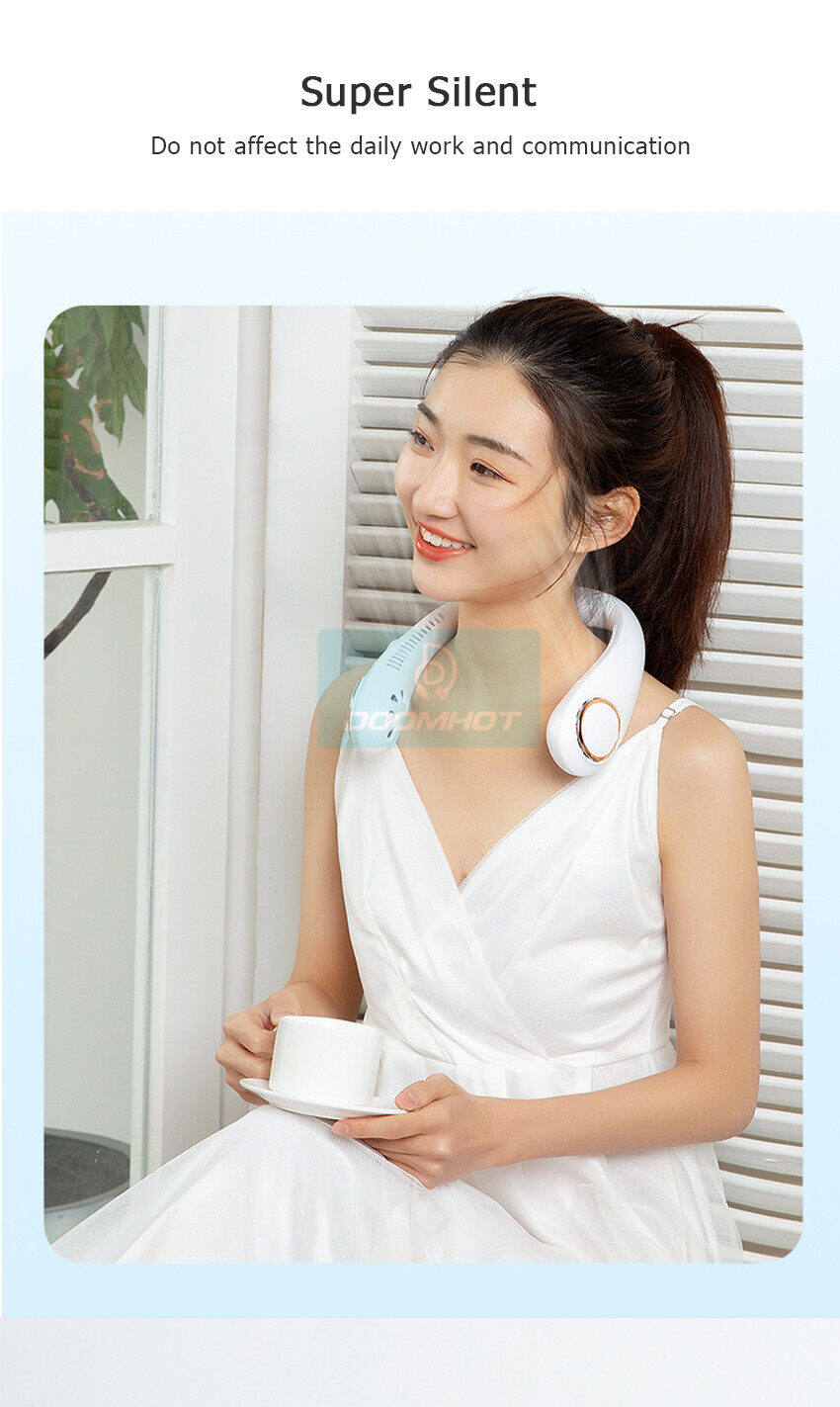 Portable Cooling Neck Fan.